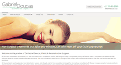 Desktop Screenshot of drdoucas.co.za